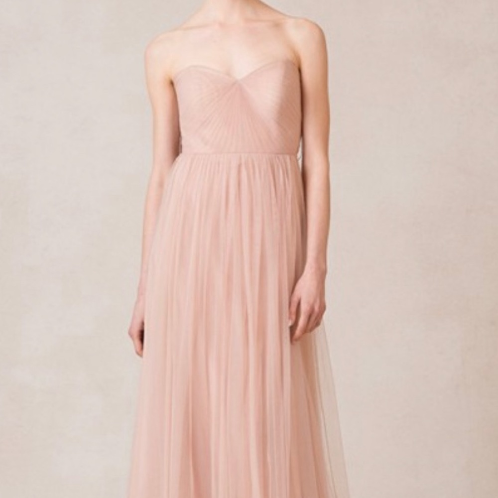 Jenny Yoo Annabelle Dress in Cameo Pink, Sz 6